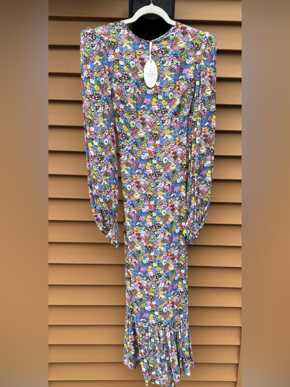The Vampire’s Wife Villanelle Dress in Thorpe Liberty Fabrics' Thorpeness - RARE